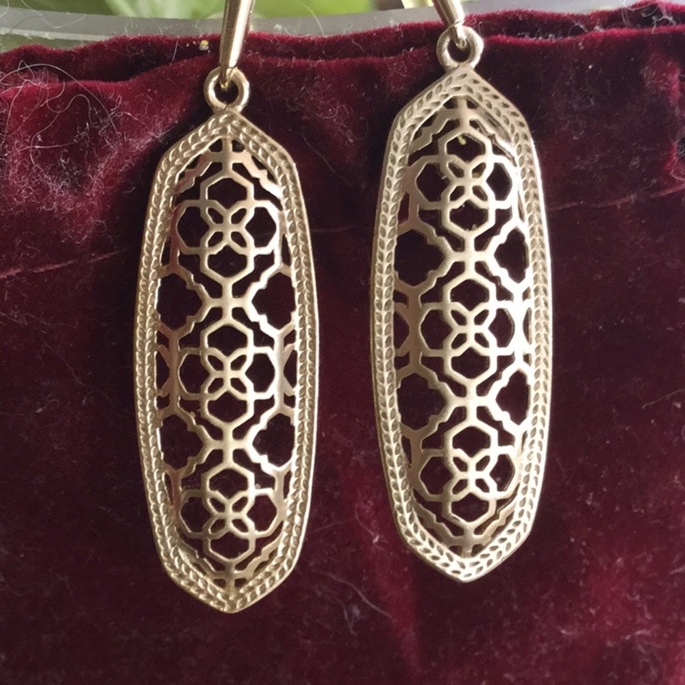 NWOT Kendra Scott Gold Earrings